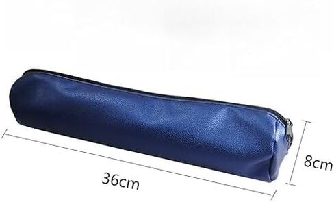 Bracelet Bangle Watch Roll Travel Pouch Jewelry Organizer, Portable Zipper Pouch with Removable Roll Insert for Standard Size 12.5" W x 2.8" Diameter (PU Bag+Velvet Rack) in Saudi Arabia