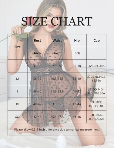 Avidlove الملابس الداخلية للنساء شفاف الشبكة الدانتيل Babydoll Chemise v الرقبة نوم ملابس نوم Sexy Boudoir Outfits S-XXL in Kuwait