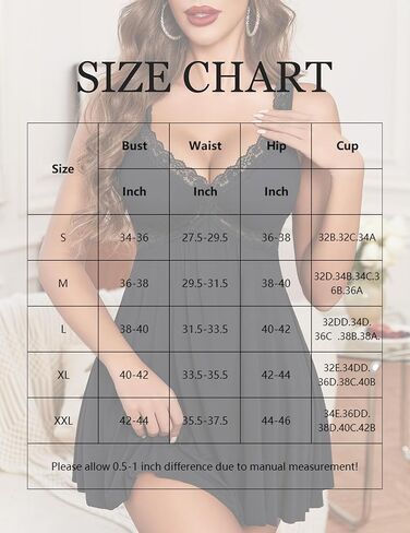 Avidlove Womens Lightgown Sexy Lingerie Sleepwear Lace Chemise Modal Babydoll Slip Lighties in Kuwait