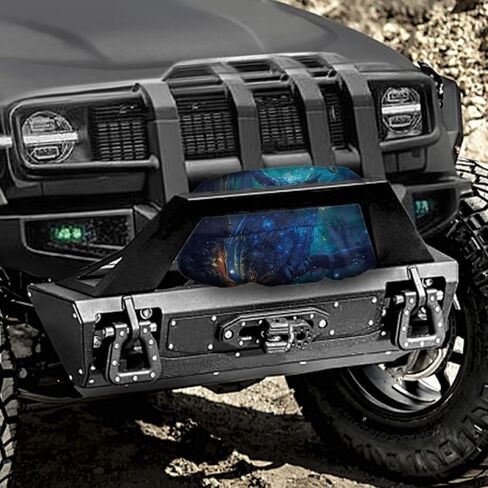 Camouflage Winch Cover Waterproof Winch Protection Cover Dust-Proof Universal Winch Protective Cover Long-lasting for Indoor Outdoor 8500-17500 lbs in Saudi Arabia