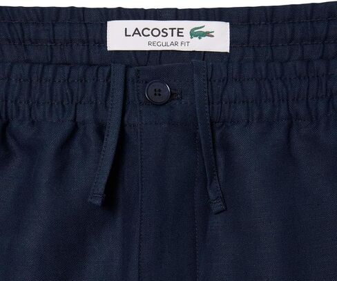 Lacoste Men's Regular Fit Linen Pants in Saudi Arabia