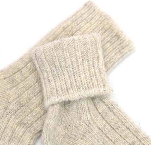 KIDS Pure Wool Socks - Made from Dye-Free Organic Mongolian Sheep Wool - Soft, Cozy Small Kids Winter Essentials in Saudi Arabia