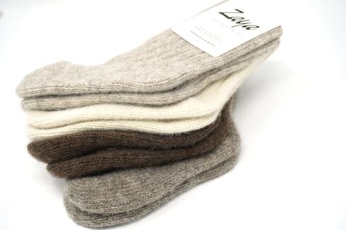 KIDS Pure Wool Socks - Made from Dye-Free Organic Mongolian Sheep Wool - Soft, Cozy Small Kids Winter Essentials in Saudi Arabia