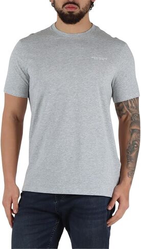 A|X ARMANI EXCHANGE Men's Short Sleeve Micro Milano/Ny Logo T-Shirt in Saudi Arabia