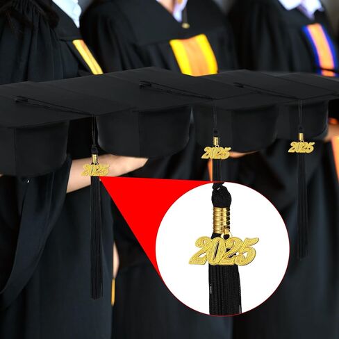 Berlune 12 Pitch Cap Graduation Cap 2025 Tassel قابلة للتعديل القابلة للتعديل ، قبعة التخرج من الملاذ للبكالوريوس البالغة in Saudi Arabia