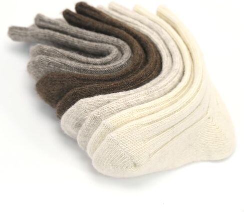 KIDS Pure Wool Socks - Made from Dye-Free Organic Mongolian Sheep Wool - Soft, Cozy Small Kids Winter Essentials in Saudi Arabia