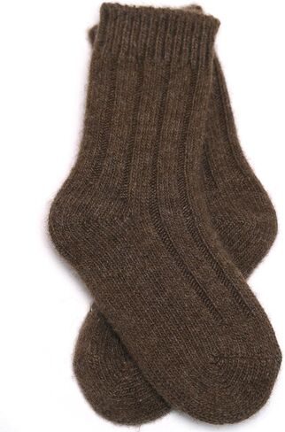 KIDS Pure Wool Socks - Made from Dye-Free Organic Mongolian Sheep Wool - Soft, Cozy Small Kids Winter Essentials in Saudi Arabia