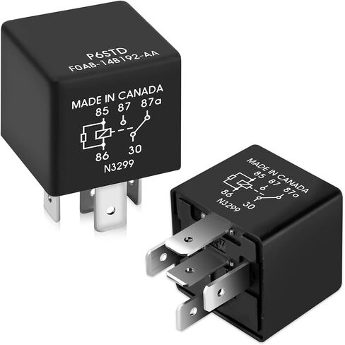 2 PCS P6SDT FOAB-14B192-AA RELAY-12VDC 40A 5 ، ملاءمة لنماذج فورد ، ضمان تشغيل مستقر للأنظمة الكهربائية للسيارات in Kuwait