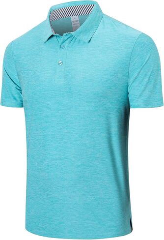 CIMIC 3 Pack Polo Polo Terts for Men Short Sleeve Tennis Quick Dry Performanc Golf Moisture Wicking Tops Tops Tops in Kuwait