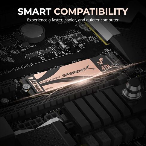 SABRENT Rocket 4 2TB DRAM-LESS M.2 PCIe GEN 4 X4 NVMe SSD (SB-RKT4L-2TB) in Saudi Arabia