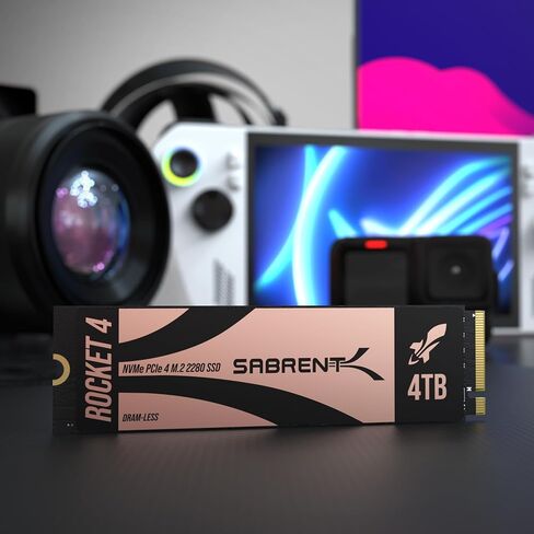 SABRENT Rocket 4 2TB DRAM-LESS M.2 PCIe GEN 4 X4 NVMe SSD (SB-RKT4L-2TB) in Saudi Arabia