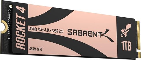 SABRENT Rocket 4 2TB DRAM-LESS M.2 PCIe GEN 4 X4 NVMe SSD (SB-RKT4L-2TB) in Kuwait