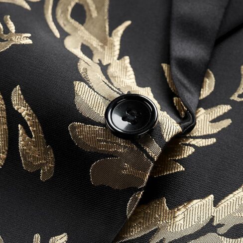 Men’s Suit Jacket Jacquard Slim Fit Shawl Lapel Tuxedo Wedding Party Prom Suit Coat in Saudi Arabia