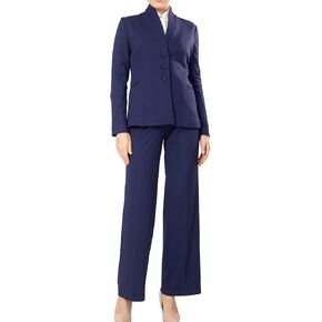 Marycrafts Women's Business Outfit Blazer Wide Leg Pant Suits Set for Work