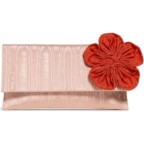 Loeffler Randall Women's Charlee Flap Clutch w/Flower