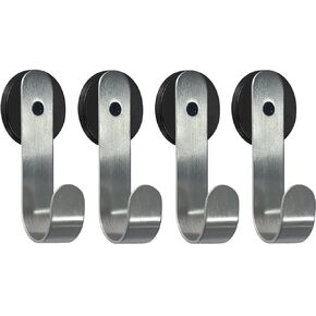 xxhong 4 pcs خطاف الزهور المغناطيسي خطاف الباب المغناطيسي للأكل من الزهور من الألومنيوم المغناطيسي خطاف المطبخ مغناطي