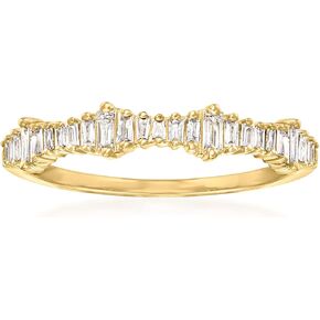 Ross-Simons 0.20 ct. t.w. Baguette Diamond Ring in 14kt Gold