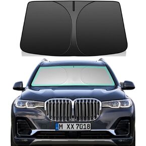 Windshield Sun Shade for 2020-2025 Lincoln Corsair Foldable Car Front Window Sunshade Double Layer 240 T Sun Visor Protector Reflective Cover Block UV Rays & Sun Heat Keep Your Car Cooler in Kuwait