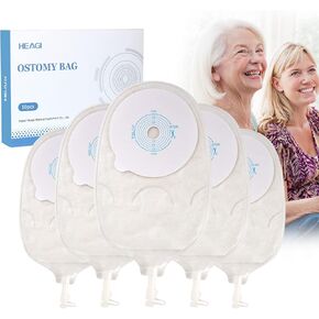 10PCS Urostomy Bags, One Piece Stoma Bag for Urine Anti-backflow Urostomy Bag Suppliers, 15-45mm Cut-to-Fit Drainable Pouch Ostomy Stoma Bags for Ileostomy Stoma Care