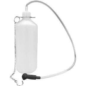 1L Brake Bleeder Bottle, One Person Brake Bleeder Kit with 24 inch Tube & Rubber Connector, Brake Fluid Bleeder Kit, Used to Collect Brake Fluid, Universal for All Brake Systems