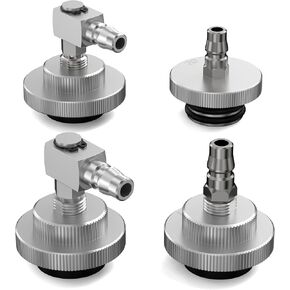 FOXWELL Master Cylinder Bleeder Adapter Compatible with GM Chevrolet Buick GMC Cadillac Vehicles, Aluminum Professional Brake Bleeder Adapter