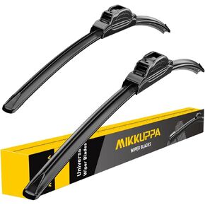 Mikkuppa 22 "+22" Windshield Wipers Blades Replace for 2019-2023 Chevy Silverado 1500 ، 2008-2023 Ford Expedition ، 2019-2023 Ford F Series ، J & u Hook All Season Wiper Blades ، Pack of 2