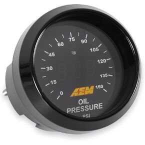 AEM 30-4407 0-150 PSI مقياس ضغط الزيت