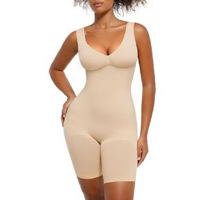 Lover-Beauty Women's Shapewear Bodysuit Tummy Control Seamless Butt Lifter Full Body Shaper Sculpting Body Suits