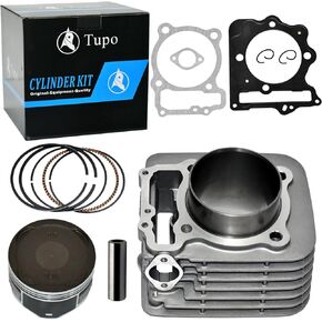 Tupo 440cc 89mm Big Bore Cylinder Piston Ring Gasket Top End Rebuild Kit Compatible with Honda Sportrax 400 TRX400 EX 1999-2008 / TRX 400 XR 400 XR400R 1996-2004 / TRX400 X 2009 2012-2014