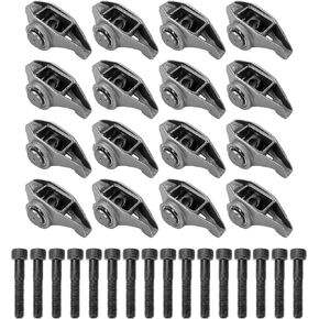 Motorsports LS1 Rocker Arms and Bolts with Trunion Kit Compatible with GMC Chevy LS2 LS6 LQ4 LQ9 LY5 LY6 LM7 4.8 5.3 5.7 6.0L Engines Replaces 10214664 12681275