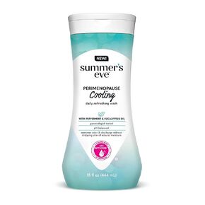 Summer's Eve, Perimenopause Cooling Wash, Removes Odor, pH balanced Feminine Wash, 15 Fl Oz