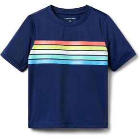 Janie and Jack Boys' Stripe Rashguard (Toddler/Little Big Kid)