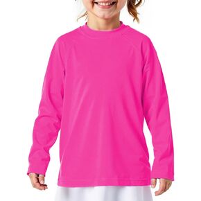 Boys Rash Guard Swim Shirt Long Sleeve UPF 50+ for Toddler Kids UV Protection Outdoor Rashguard Sun Shirt