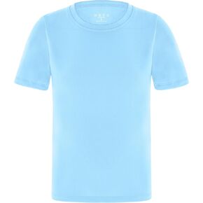 isnowood Boys' Rash Guard Short Sleeve, UPF 50+ UV Sun Protection Swim Shirt, Youth Kids Water Shirts for Surf Beach Fishing
