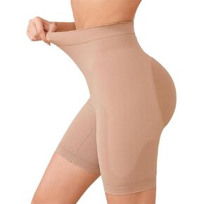 HOMETA High Waisted Thigh Slimming Shapewear Tummy Control for Women Seamless Shaping Body Shaper Shorts
