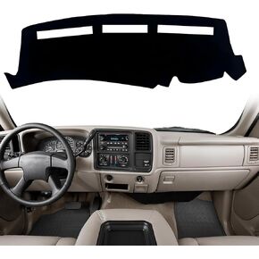 Dashboard Cover fit for 1999-2006 GMC Sierra/Chevy Chevrolet Silverado,2000-2006 GMC Yukon XL/Chevy Suburban Tahoe Avalanche Dash Cover Nonslip Dash Mat Pad Protector Interior Accessories