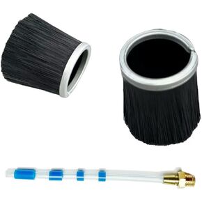 Biodison & Lee 5 Pcs Replacement Brush Heads for High Pressure Car Cleaning Gun,Car Detailing Kit Interior Cleaner,Car Detailing Tools for Car Quickly Blasts Dirt and Dust Works with Air Blow Gun
