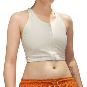Chest binder Corsets, Trans binder for Large Breasts with Zipper FTM Bustiers - Ultra flat binder