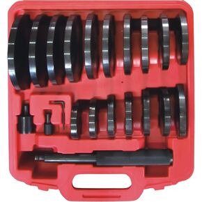 WINTOOLS 21Pcs Extra Large Custom Bush, Bearing, and Seal Driver Set Hydraulic Press