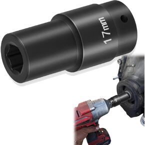 لأداة Honda 17mm Harmonic Balancer Socket Tool 77060 17mm Crank Bolt Socket ، 1/2 "محرك ، 3 مرات قوة زخم من مآخذ التأثير القياسية