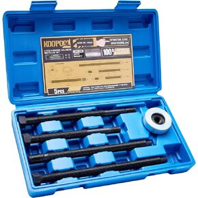 5-Piece Harmonic Balancer Installer Set for V8/V6 Engines – Long Reach Pulley & Damper Installation Compatible with Ford, GM, Dodge, Chrysler & More