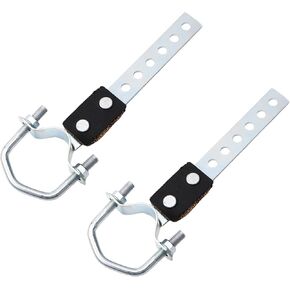 2 Pack Universal Exhaust Hangers，Adjustable Rotating Silencer Hanger Heavy Duty Tailpipe