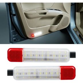 2PCS Car Door Lights, Led Interior Door Courtesy Light, Door Warning Light Lamp Assembly, Car Interior Accessories Compatible with Chevy GMC Silverado Sierra 1500 2500 3500