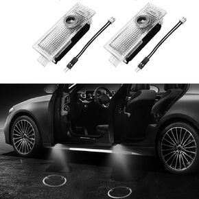 2pcs Door LED light welcome lamp colorful logo projector laser ghost shadow courtesy Light compatible with X1 X2 X3 X4 X5 X6 1 2 3 4 5 6 7 series M2/M3/M4/M5 i3 GT Z auto (M Tags)