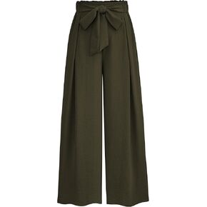 PRETTYGARDEN Women's Wide Leg Work Pants Business Casual High Waisted Loose Palazzo Trouser Summer Clothes in Kuwait