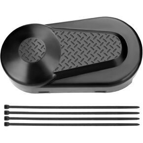 YOXUFA Plastic Mini Bike Clutch Cover Chain Guard Replacement for Coleman CT200U CT200U-EX BT200X Baja Warrior Heat MB165 Facon 200 Predator 212cc 196cc 200cc 6.5hp Mini Bike Powersports Black Parts