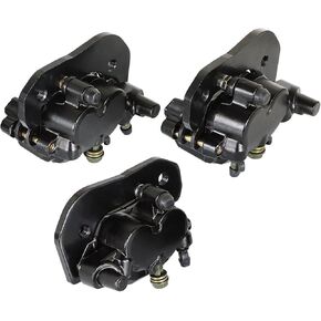 munirater Front Rear Brake Calipers with Pads Replacement for Outlander 450 500 570 1000 4x4 703500968 703500967 705600862 705600861 705600859