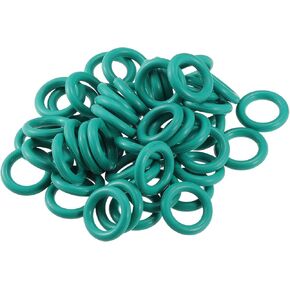 ختم حاقن الوقود O حلقة - مجموعة إصلاح السيارة O -Ring - ل Honda Keihin NBR Rubber Green - 50 PCS