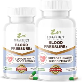 ضغط الدم-صحة القلب دعم ضغط الدم لضغط الدم ودعم الدم والدعم الصحي بشكل طبيعي GINSENG بالإضافة إلى مزيج ملحق مصنع نقي 100 ٪ (60 كبسولة)