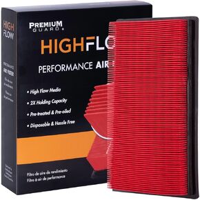 HIGHFLOW High Performance, Pre-Oiled Disposable Engine Air Filter PA4278X | Fits 2003-2024 Nissan Murano, 2001-2021 Pathfinder, 2002-2023 Maxima, 2014-2021 INFINITI QX60